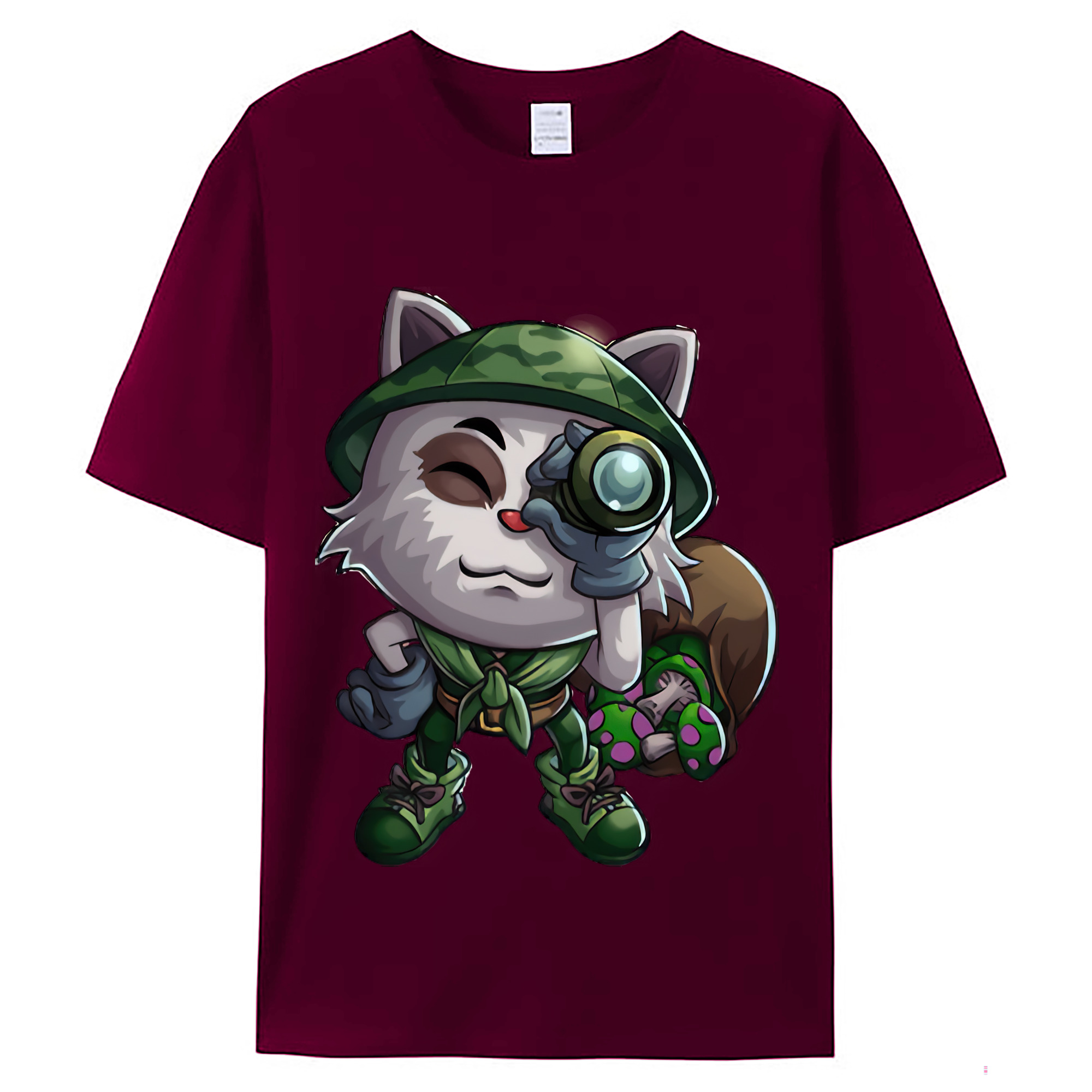 （画像用） リーグ・オブ・レジェンド League of Legends LOL レディースカジュアルプリントTシャツ（綿100％）